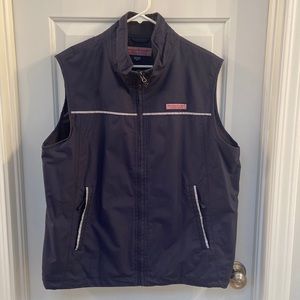 Vineyard Vines mens navy blue nylon vest